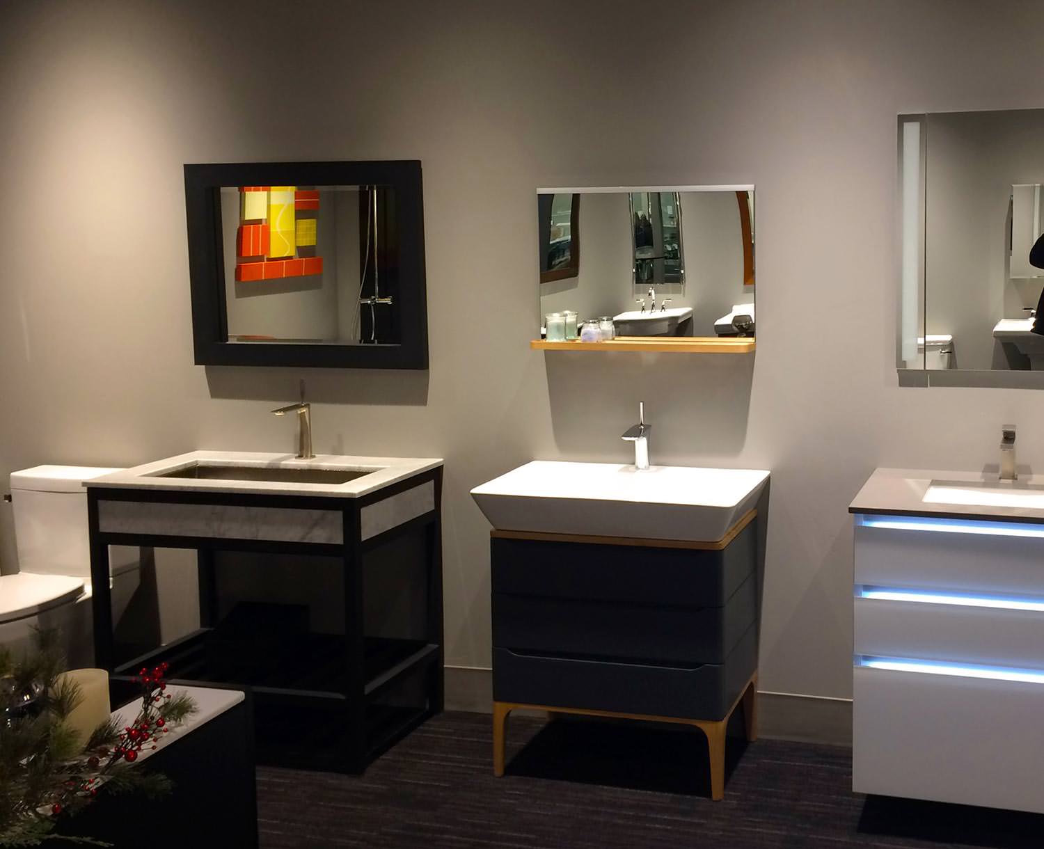 Western Nevada Supply Bathroom Vanity Window Display