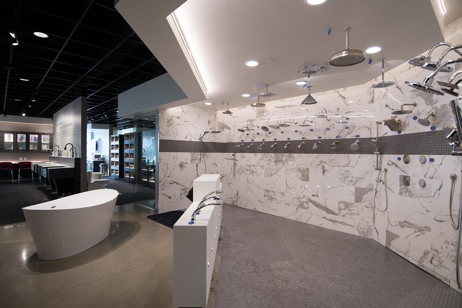 Western Nevada Supply Bathroom Shower Display