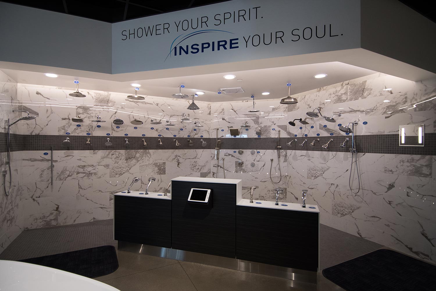 Western Nevada Supply Bathroom Shower Display