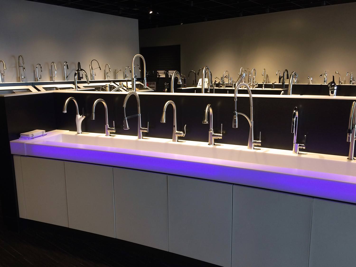 Western Nevada Supply LED Light Up Faucet Display