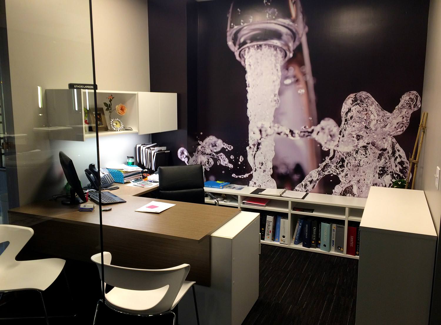 Western Nevada Supply Offices with Faucet Mural