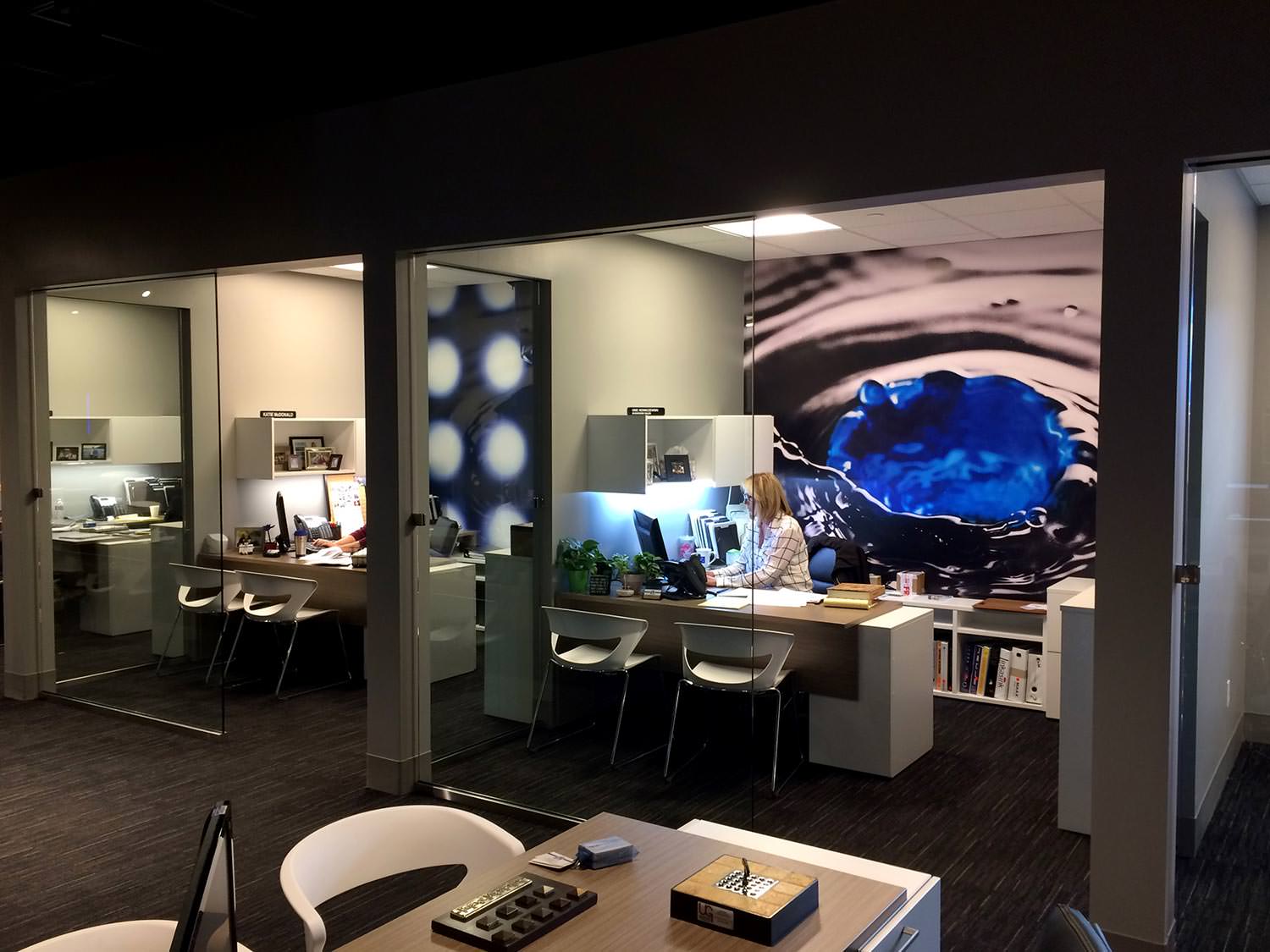 Western Nevada Supply Offices with Splash Mural