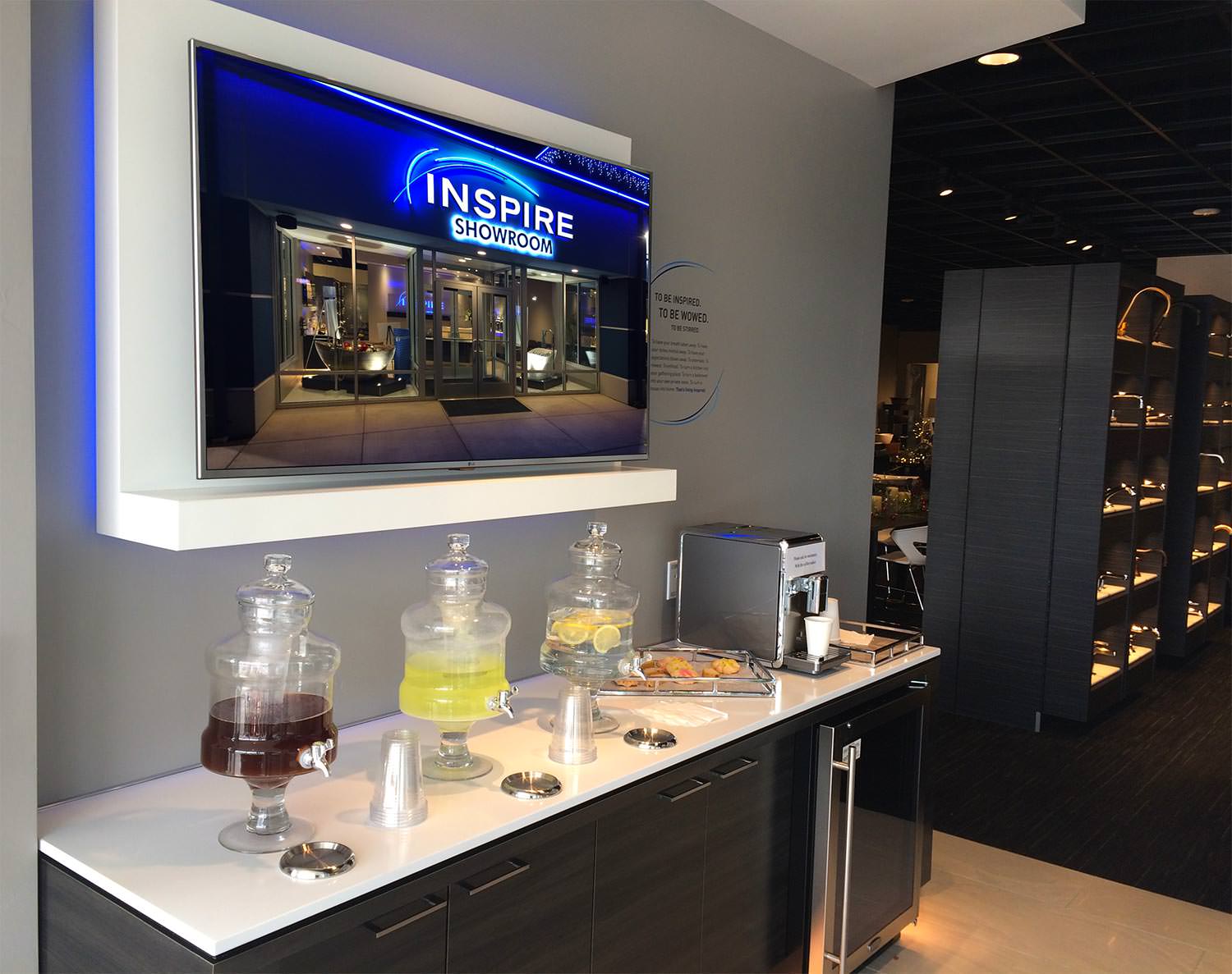 Western Nevada Supply Refreshment Desk with Drinks